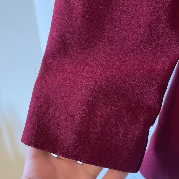 Dynamite Burgundy Open Blazer - Picture 6 of 6